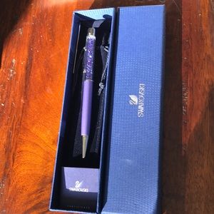 Swarovski purple pen